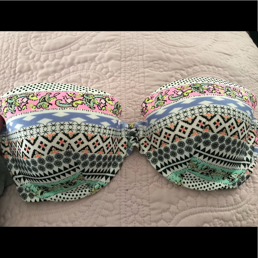 Victoria Secret Bathing Suit Top Multi Color